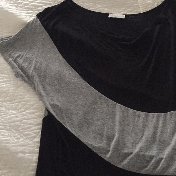 Black/Grey Blouse - Picture 4 of 6